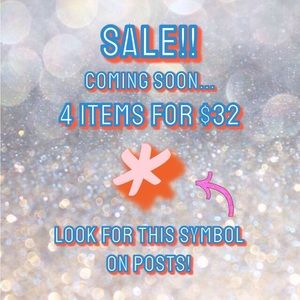 4 ITEMS FOR $32! Price is final!